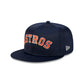 Houston Astros Satin Script 9FIFTY Snapback Hat