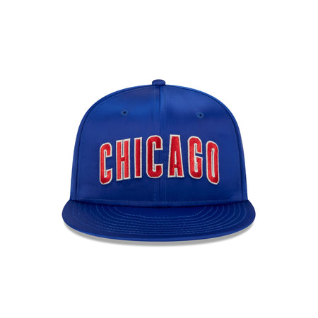Chicago Cubs Satin Script 9FIFTY Snapback Hat