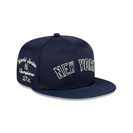 New York Yankees Satin Script 9FIFTY Snapback Hat