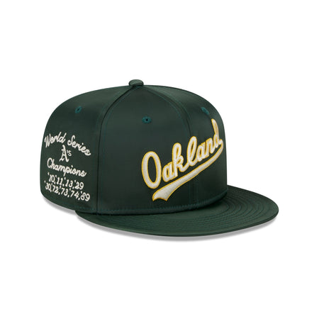 Oakland Athletics Satin Script 9FIFTY Snapback Hat