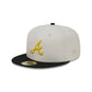 Atlanta Braves Two Tone Stone 59FIFTY Fitted Hat