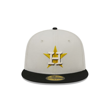Houston Astros Two Tone Stone 59FIFTY Fitted Hat