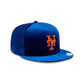 New York Mets Velvet Visor Clip 59FIFTY Fitted Hat