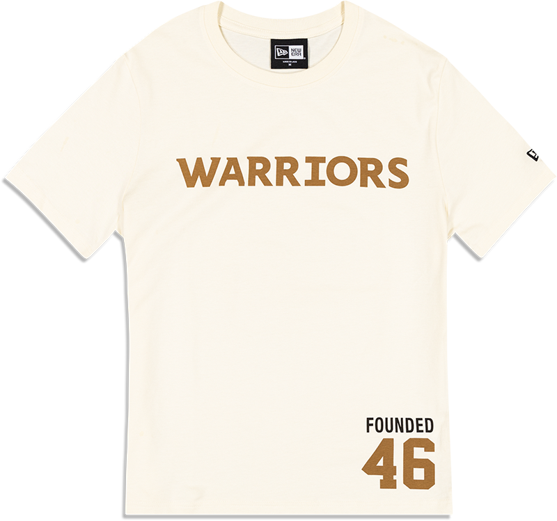 Golden State Warriors Cord White T-Shirt