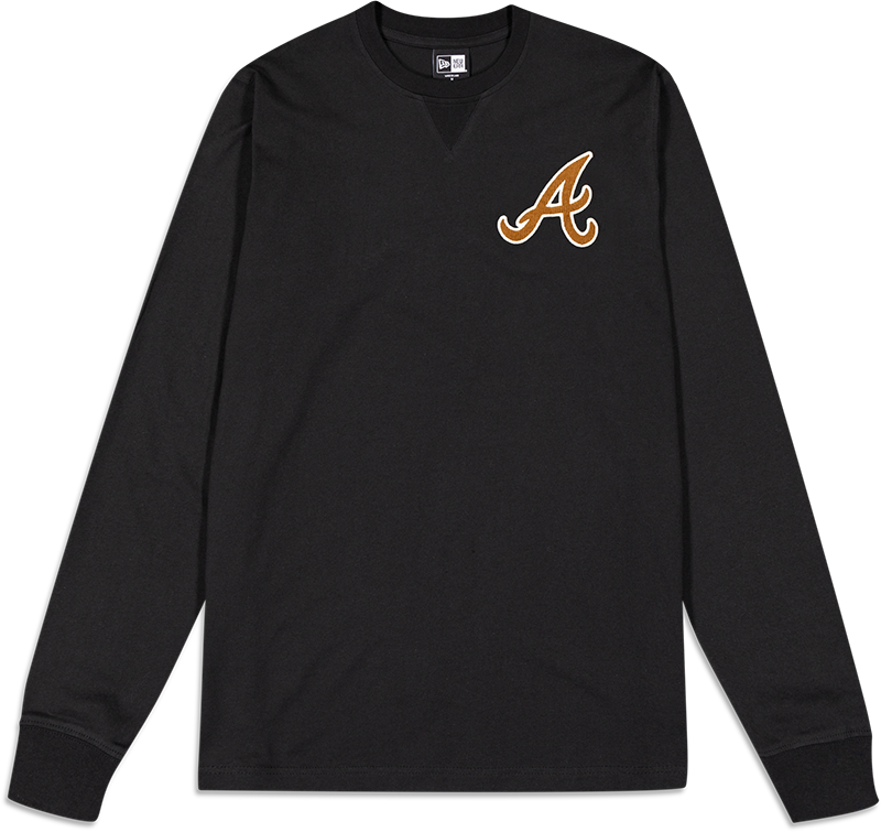 Atlanta Braves Cord Black T-Shirt