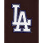 Los Angeles Dodgers Logo Select Color Flip Brown Hoodie