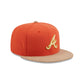 Atlanta Braves Autumn Wheat 9FIFTY Snapback Hat