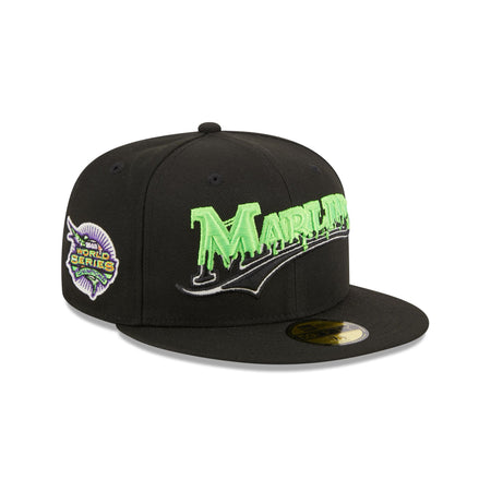 Miami Marlins Slime Drip 59FIFTY Fitted Hat
