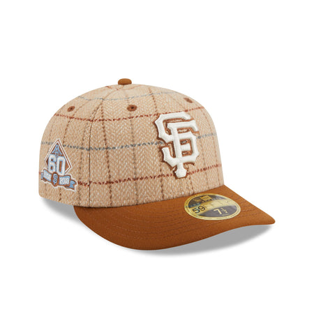 San Francisco Giants Herringbone Check Low Profile 59FIFTY Fitted Hat