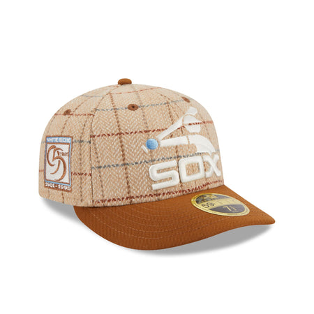 Chicago White Sox Herringbone Check Low Profile 59FIFTY Fitted Hat