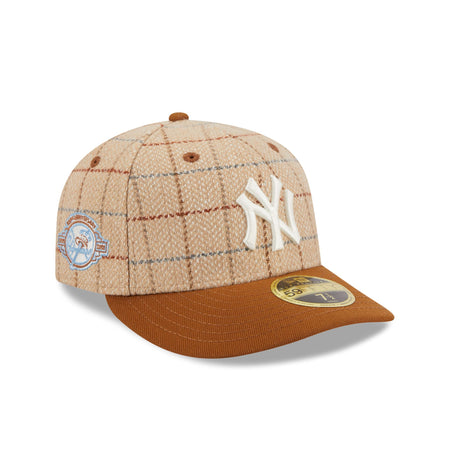 New York Yankees Herringbone Check Low Profile 59FIFTY Fitted Hat