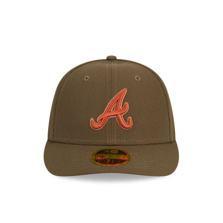 Atlanta Braves Rustic Fall Low Profile 59FIFTY Fitted Hat