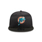 Miami Dolphins Satin 9FIFTY Snapback Hat