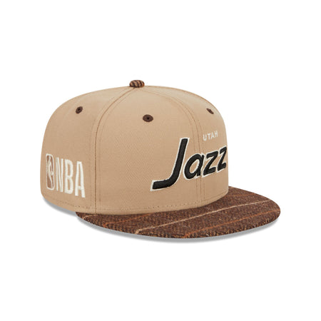 Utah Jazz Traditional Check 9FIFTY Snapback Hat