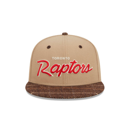 Toronto Raptors Traditional Check 9FIFTY Snapback Hat