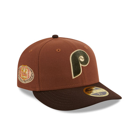 Philadelphia Phillies Velvet Fill Low Profile 59FIFTY Fitted Hat