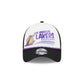 Los Angeles Lakers 2024 Rally Drive White 9FORTY A-Frame Trucker