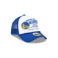 Golden State Warriors 2024 Rally Drive White 9FORTY A-Frame Trucker Hat