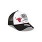 Chicago Bulls 2024 Rally Drive White 9FORTY A-Frame Trucker