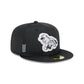 Cincinnati Reds 2024 Clubhouse Black 59FIFTY Fitted Hat