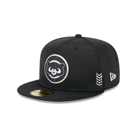 Chicago Cubs 2024 Clubhouse Black 59FIFTY Fitted Hat