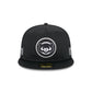 Chicago Cubs 2024 Clubhouse Black 59FIFTY Fitted Hat
