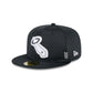 Los Angeles Angels 2024 Clubhouse Black 59FIFTY Fitted