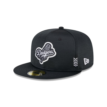 Los Angeles Dodgers 2024 Clubhouse Black 59FIFTY Fitted Hat