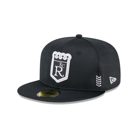 Kansas City Royals 2024 Clubhouse Black 59FIFTY Fitted Hat