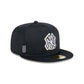 New York Yankees 2024 Clubhouse Black 59FIFTY Fitted Hat