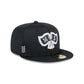 Minnesota Twins 2024 Clubhouse Black 59FIFTY Fitted