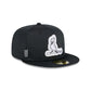 St. Louis Cardinals 2024 Clubhouse Black 59FIFTY Fitted Hat