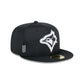 Toronto Blue Jays 2024 Clubhouse Black 59FIFTY Fitted