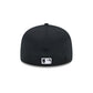 Tampa Bay Rays 2024 Clubhouse Black 59FIFTY Fitted Hat