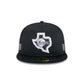 Texas Rangers 2024 Clubhouse Black 59FIFTY Fitted