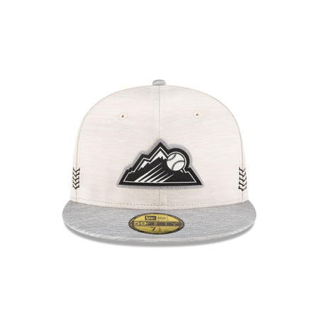 Colorado Rockies 2024 Clubhouse Stone 59FIFTY Fitted Hat