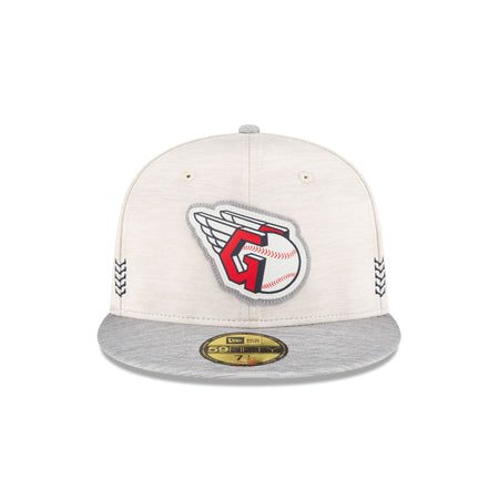 Cleveland Guardians 2024 Clubhouse Stone 59FIFTY Fitted Hat