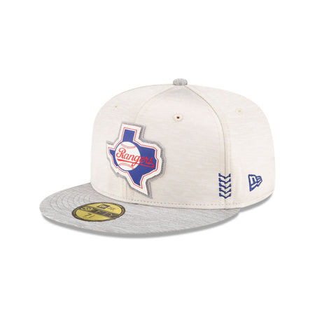 Texas Rangers 2024 Clubhouse Stone 59FIFTY Fitted Hat
