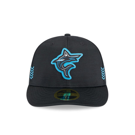 Miami Marlins 2024 Clubhouse Low Profile 59FIFTY Fitted Hat