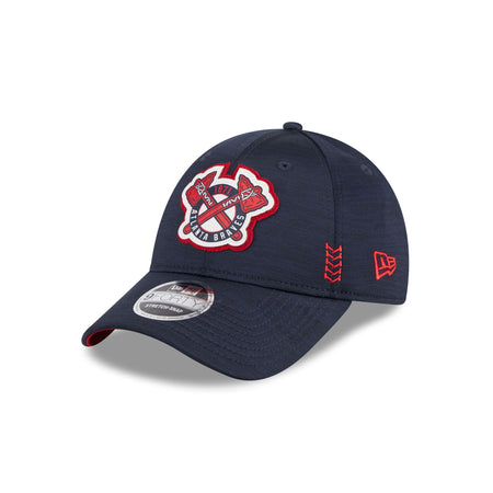 Atlanta Braves 2024 Clubhouse 9FORTY Stretch Snap Hat