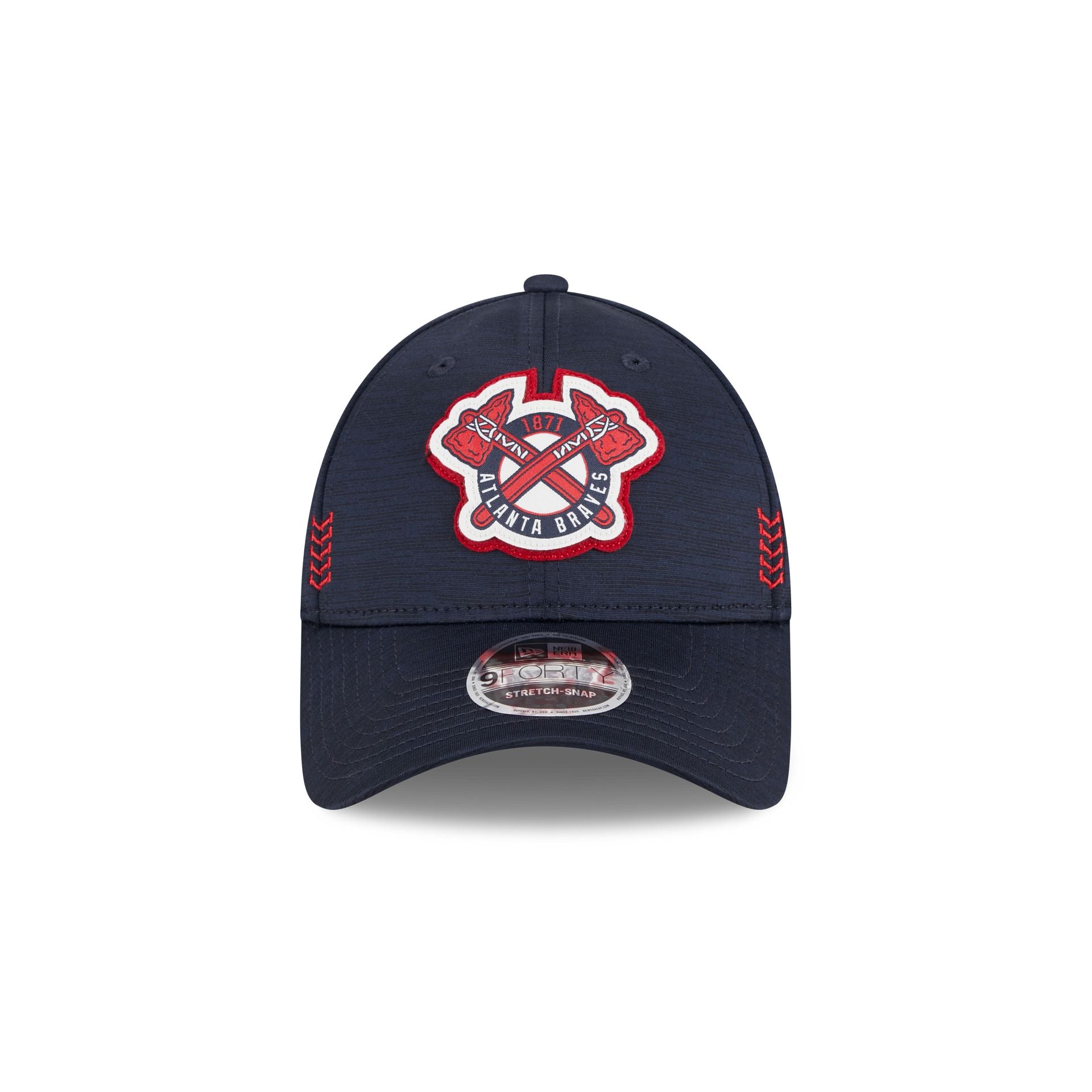 Atlanta Braves 2024 Clubhouse 9FORTY Stretch Snap Hat – New Era Cap