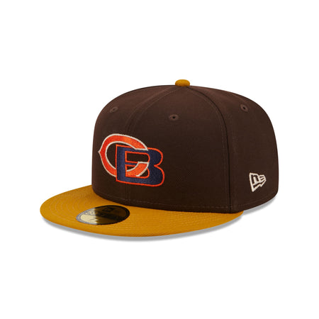 Chicago Bears Burnt Wood 59FIFTY Fitted Hat