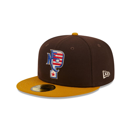 New England Patriots Burnt Wood 59FIFTY Fitted Hat