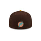 Miami Dolphins Burnt Wood 59FIFTY Fitted Hat