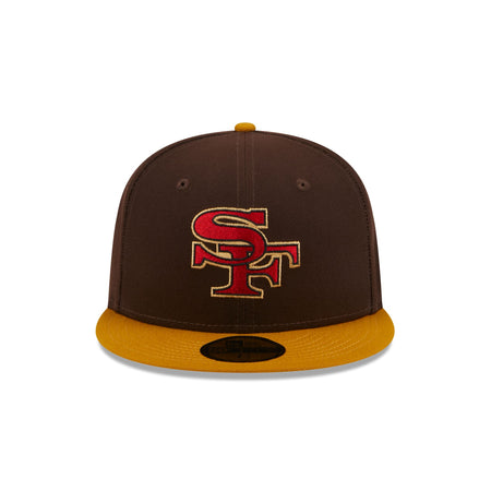 San Francisco 49ers Burnt Wood 59FIFTY Fitted Hat