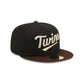 Minnesota Twins Chocolate Visor 59FIFTY Fitted Hat
