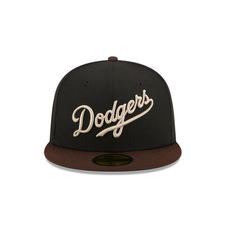 Los Angeles Dodgers Chocolate Visor 59FIFTY Fitted Hat