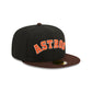 Houston Astros Chocolate Visor 59FIFTY Fitted