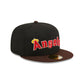 Los Angeles Angels Chocolate Visor 59FIFTY Fitted Hat
