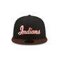 Cleveland Guardians Chocolate Visor 59FIFTY Fitted